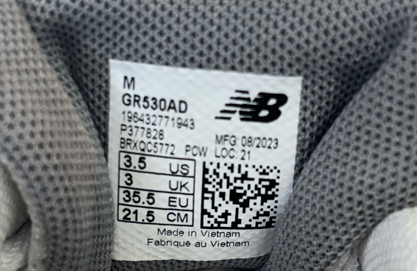 New Balance 530 Running Trainers Women Size3 image 3