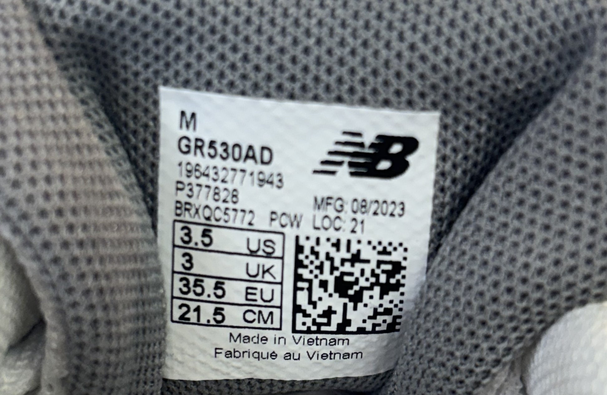 New Balance 530 Running Trainers Women Size3 image 3