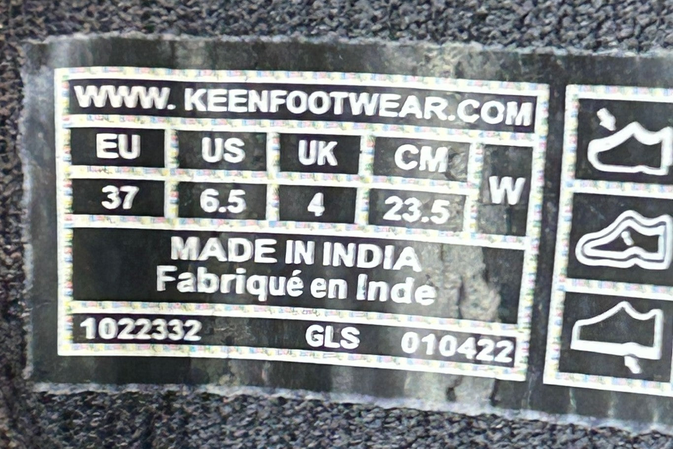 Keen Womens Steens Leather Waterproof Walking Boots. UK 4. RRP £100 image 3