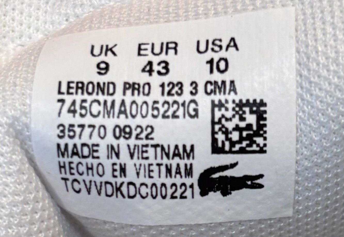 Lacoste Carnaby trainers. UK size 9. RRP£95 image 3