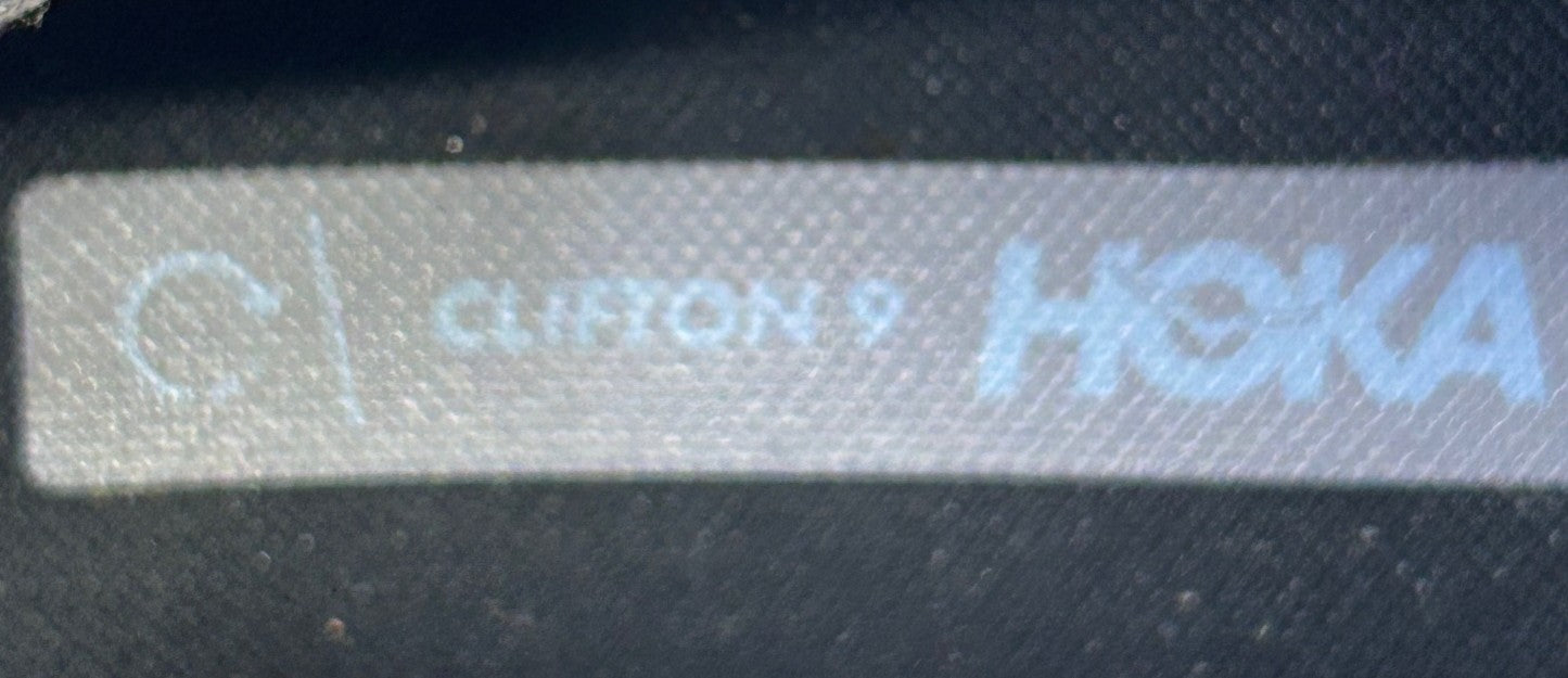 Hoka clifton 9 Men’s Grey Trainers. UK 9.5. Unsold high street stock. RRP £130 image 3