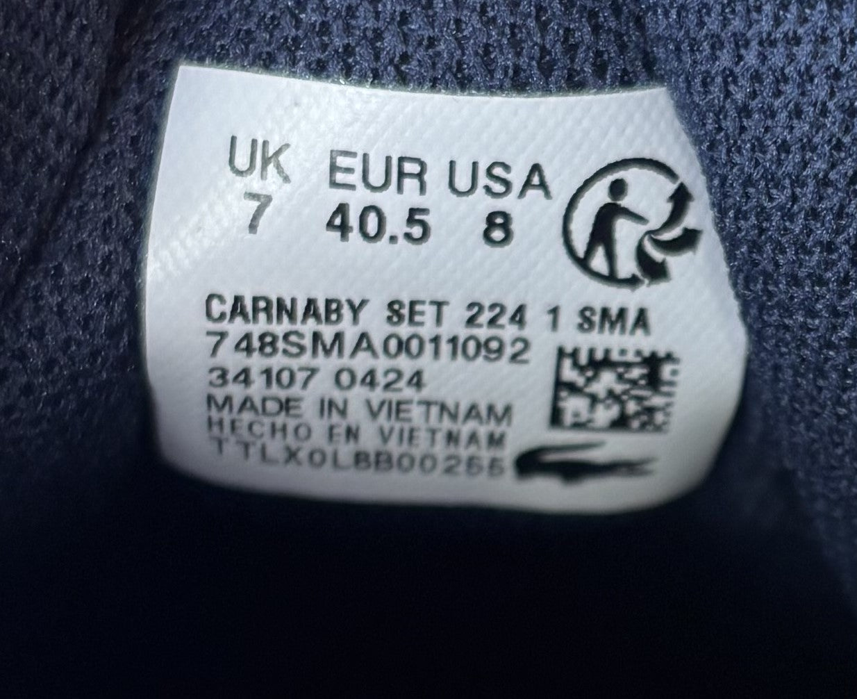 Lacoste Carnaby trainers. UK size 7. RRP £95 image 3