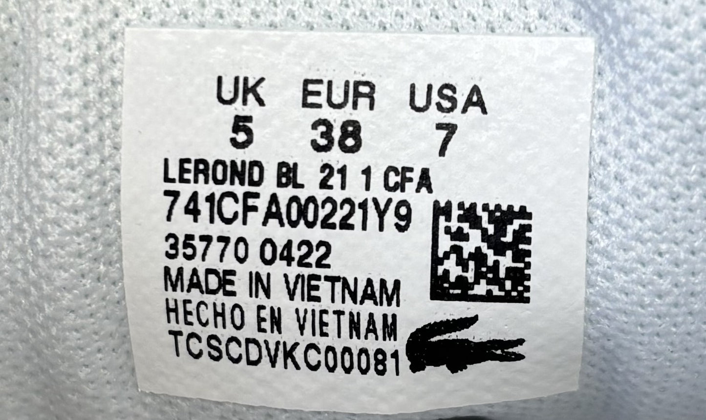 Lacoste Lerond shoes. UK size 5. RRP £70 image 3